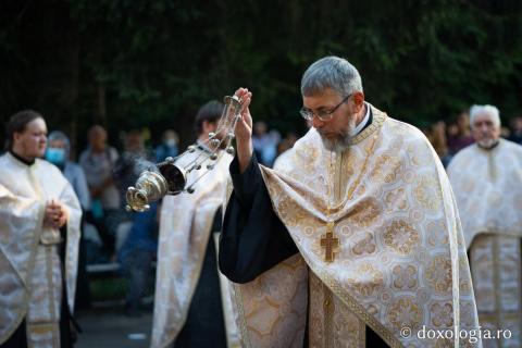 Priveghere în cinstea Sfântului Cuvios Ioan Iacob de la Neamț – 4 august 2020 / Foto: Bogdan Bulgariu