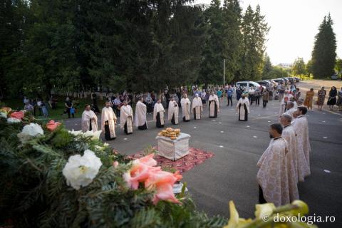 Priveghere în cinstea Sfântului Cuvios Ioan Iacob de la Neamț – 4 august 2020 / Foto: Bogdan Bulgariu