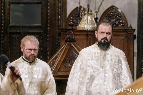 PS Nichifor Botoșăneanul a slujit la Catedrala Mitropolitană din Iași / Foto: pr. Silviu Cluci