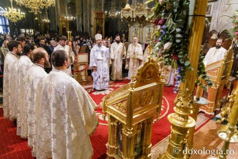 PS Nichifor Botoșăneanul a slujit la Catedrala Mitropolitană din Iași / Foto: pr. Silviu Cluci
