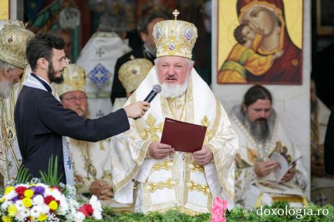Proclamarea locală a canonizării Sfinților Cuvioși Paisie și Cleopa de la Sihăstria / Foto: pr. Silviu Cluci