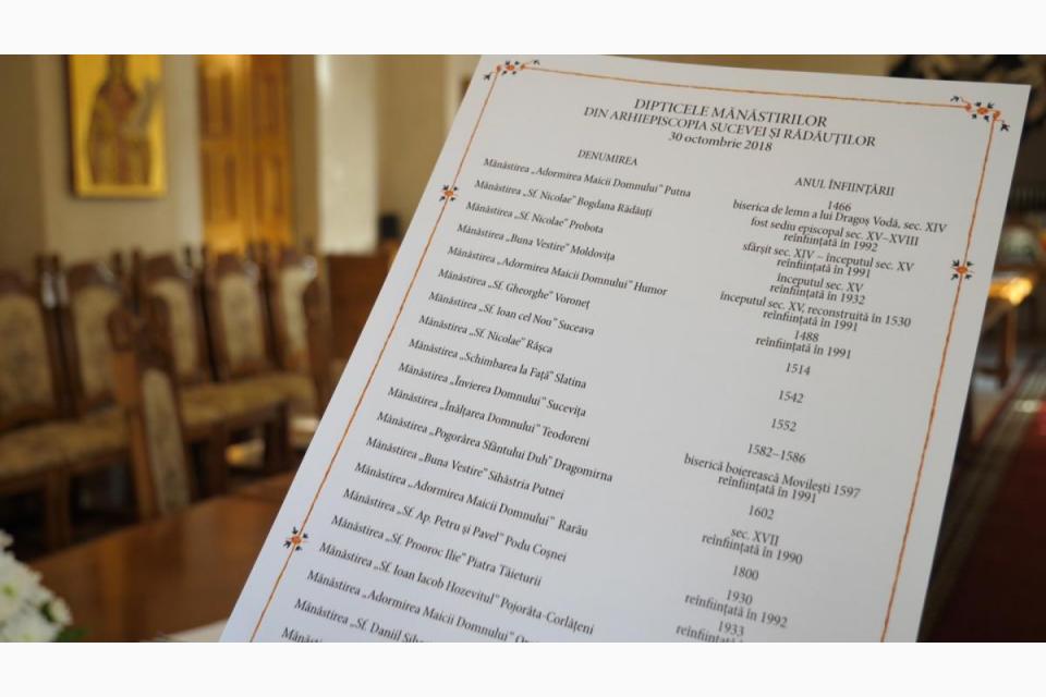 Foto: Mănăstirea Putna