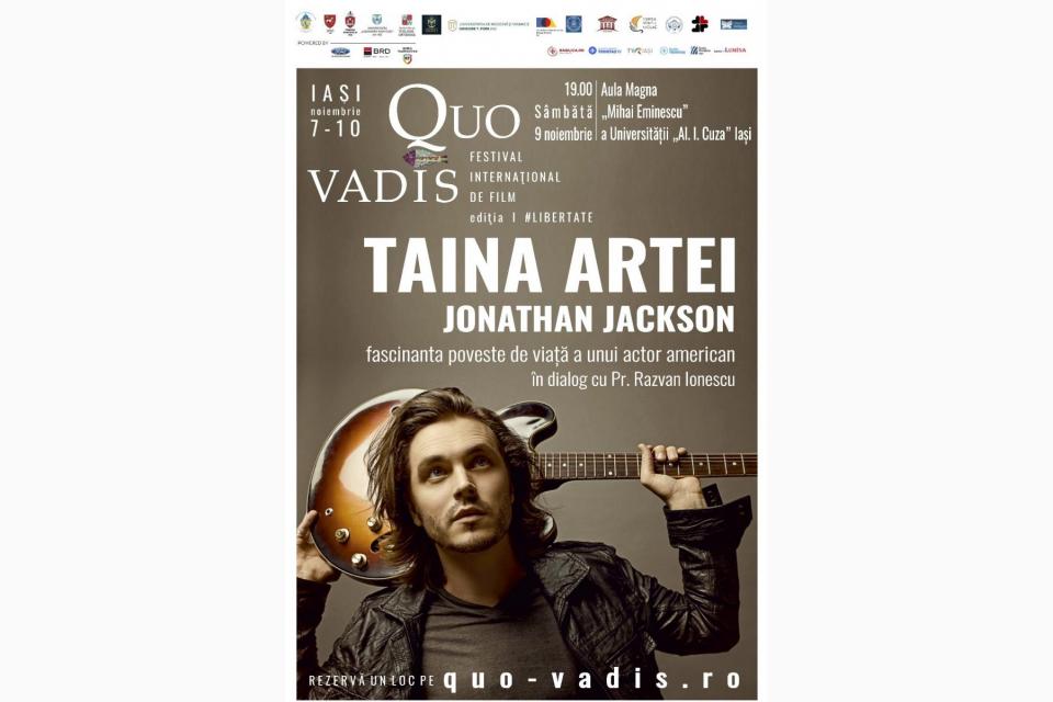 Conferință Jonathan Jackson – Festivalul Internațional de Film „Quo Vadis”