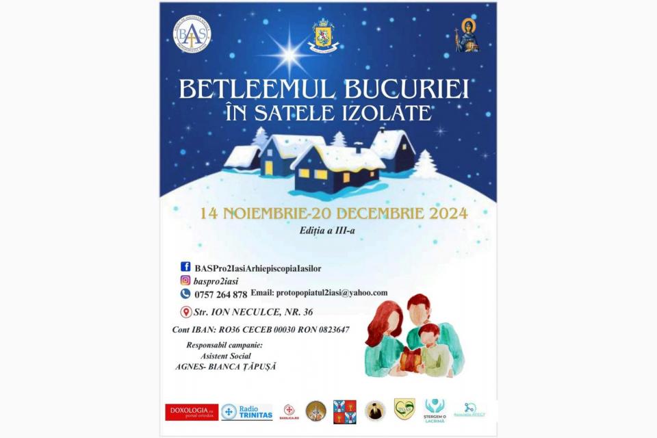 Betleemul bucuriei în satele izolate