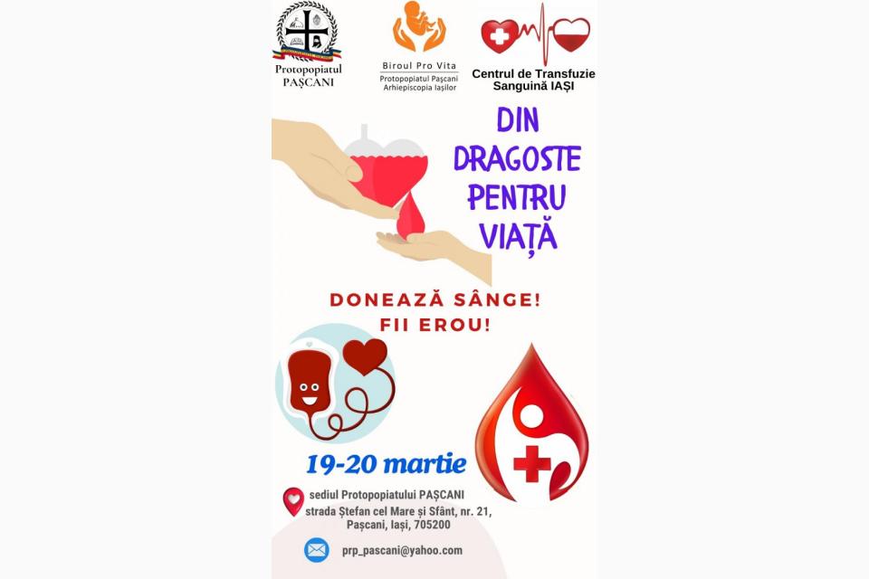 Evenimente care vor avea loc în Arhiepiscopia Iaşilor, în perioada 16-22 martie 2025