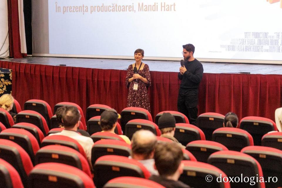 Proiecția filmului „Cei 21”. Producător: Mandi Hart / Foto: pr. Silviu Cluci