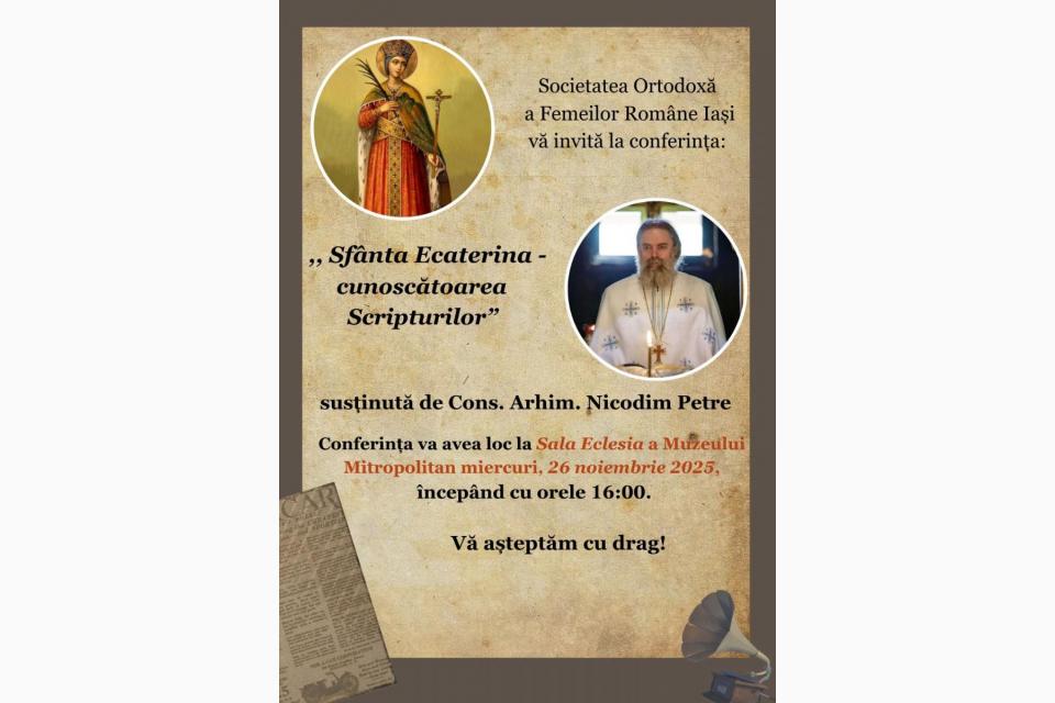 Sfânta Ecaterina – cunoscătoarea Scripturilor