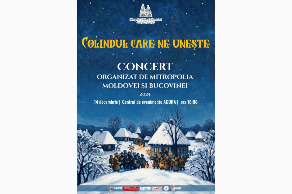 Concertul de colinde al Mitropoliei Moldovei și Bucovinei 2025 | Comunicat de presă